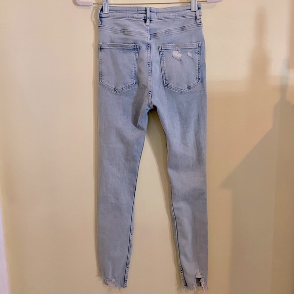 Free People Women's Sabrina Super Skinny Jeans Size 26 - Picture 4 of 4